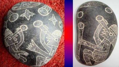 Περού: Ένα από τα μεγαλύτερα αινίγματα - Οι πέτρες Ica απεικονίζουν ανθρώπους να συνυπάρχουν με δεινόσαυρους [φωτό]  