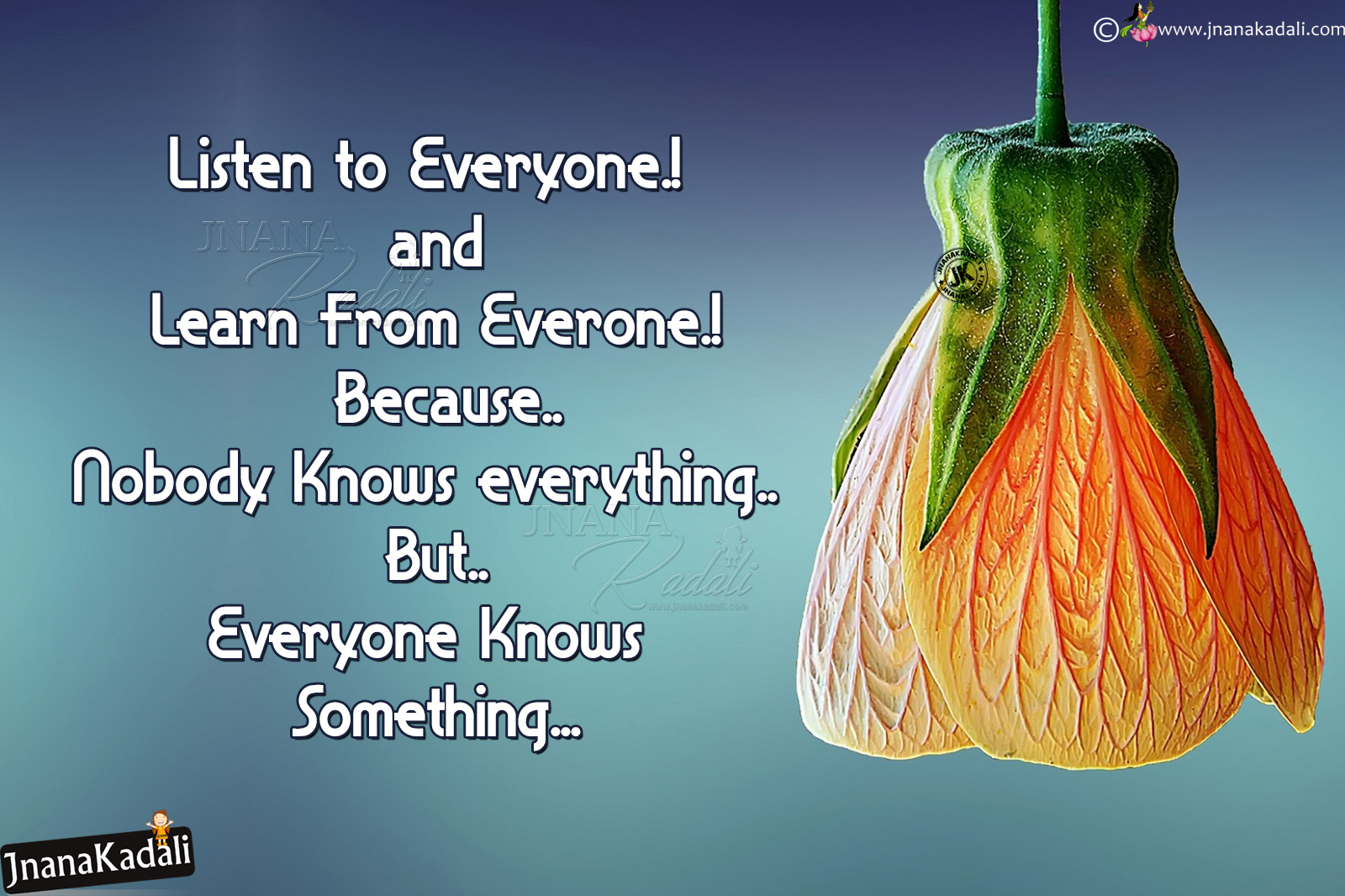 Best English Inspirational Quotes about Learning-Listen To Everyone for