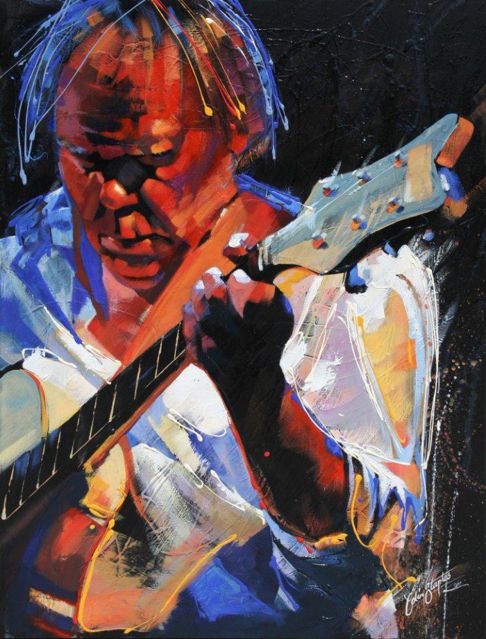 Портрет акрилом. Colin Staples 16 Портрет акрилом. Colin Staples 15
