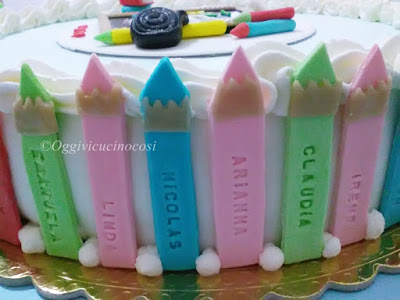 Torta fine Scuola©L.Martire Oggivicucinocosì