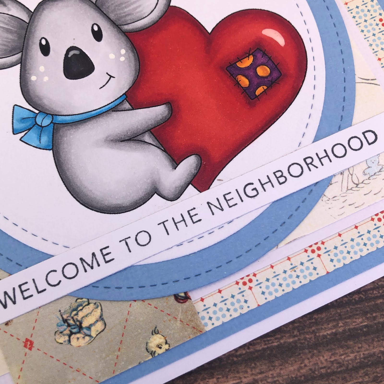 Angel Handmade Papercraft Paper Nest Dolls Koala With Heart