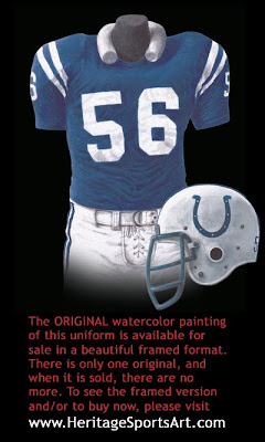 Baltimore Colts 1975 uniform - Indianapolis Colts 1975 uniform
