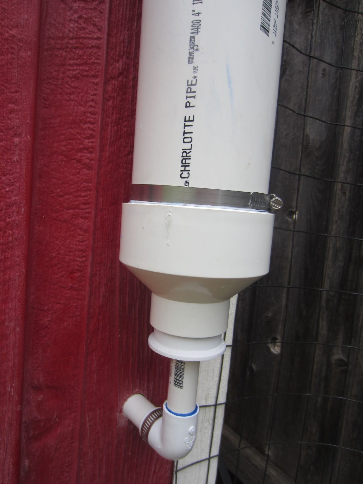 Micah brews. Calily cooks. DIY Chicken water dispenser with nipples