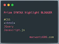 Cara Pasang Syntax Highlight di Blogger Cara Pasang Syntax Highlight di Blogger