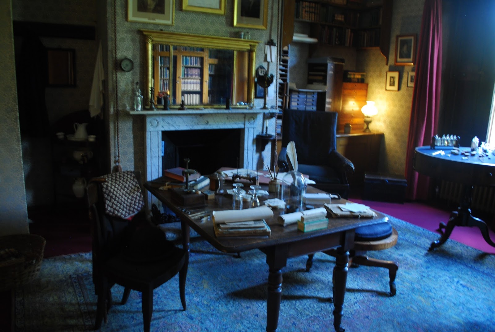 Charles Darwin's study room in Downe House