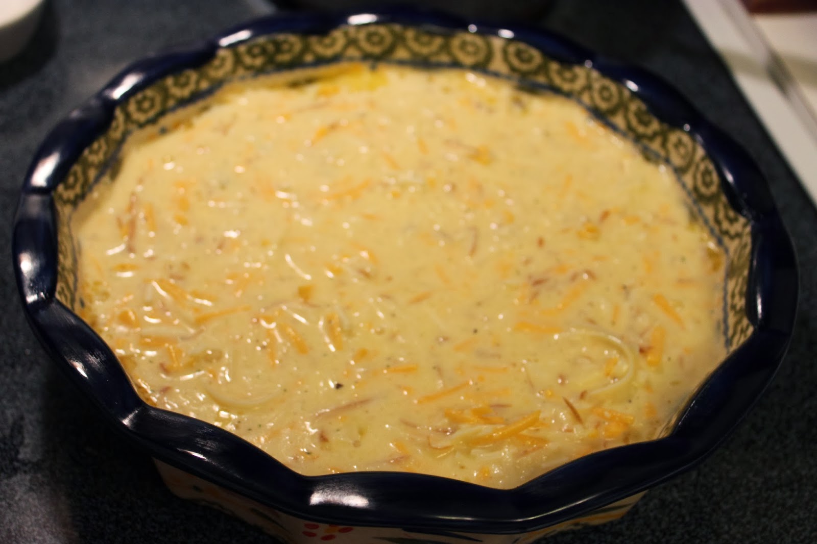 Sweet Tea and Cornbread Crustless Buttermilk Quiche!