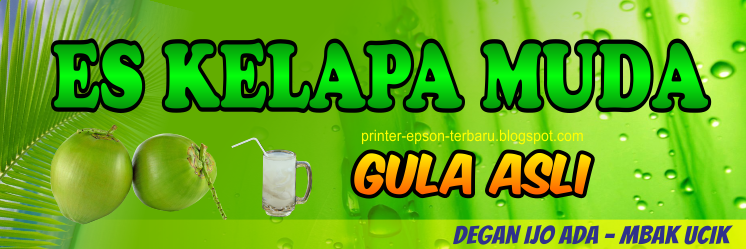 Baru 49+ Spanduk Jual Es Kelapa Muda