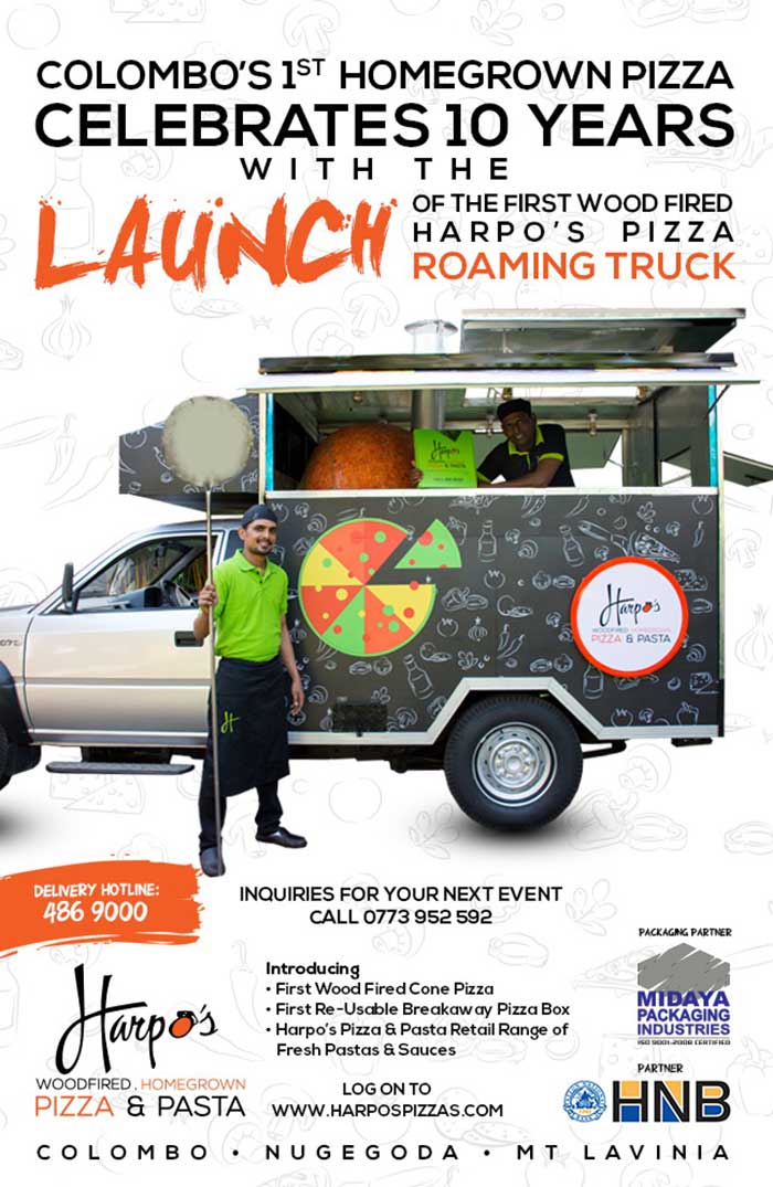 Launching Harpo’s Pizza Roaming Truck - 0773952 592.