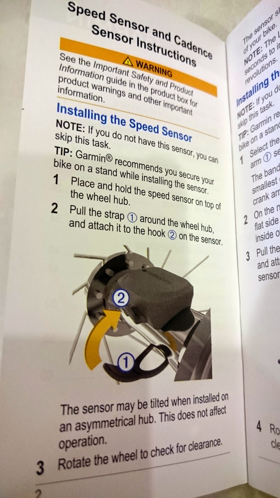 Hands On Bike New Garmin Speed Sensor