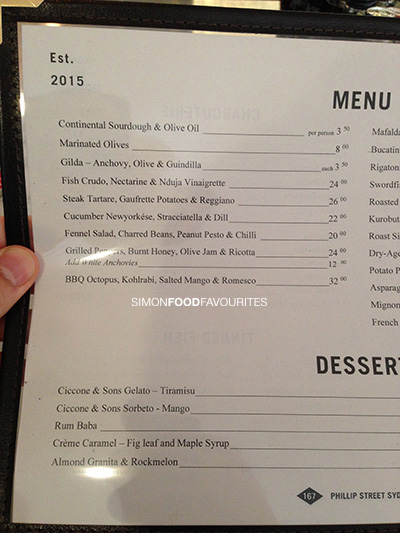 Simon Food Favourites Continental Deli Bar And Bistro Cbd Sydney