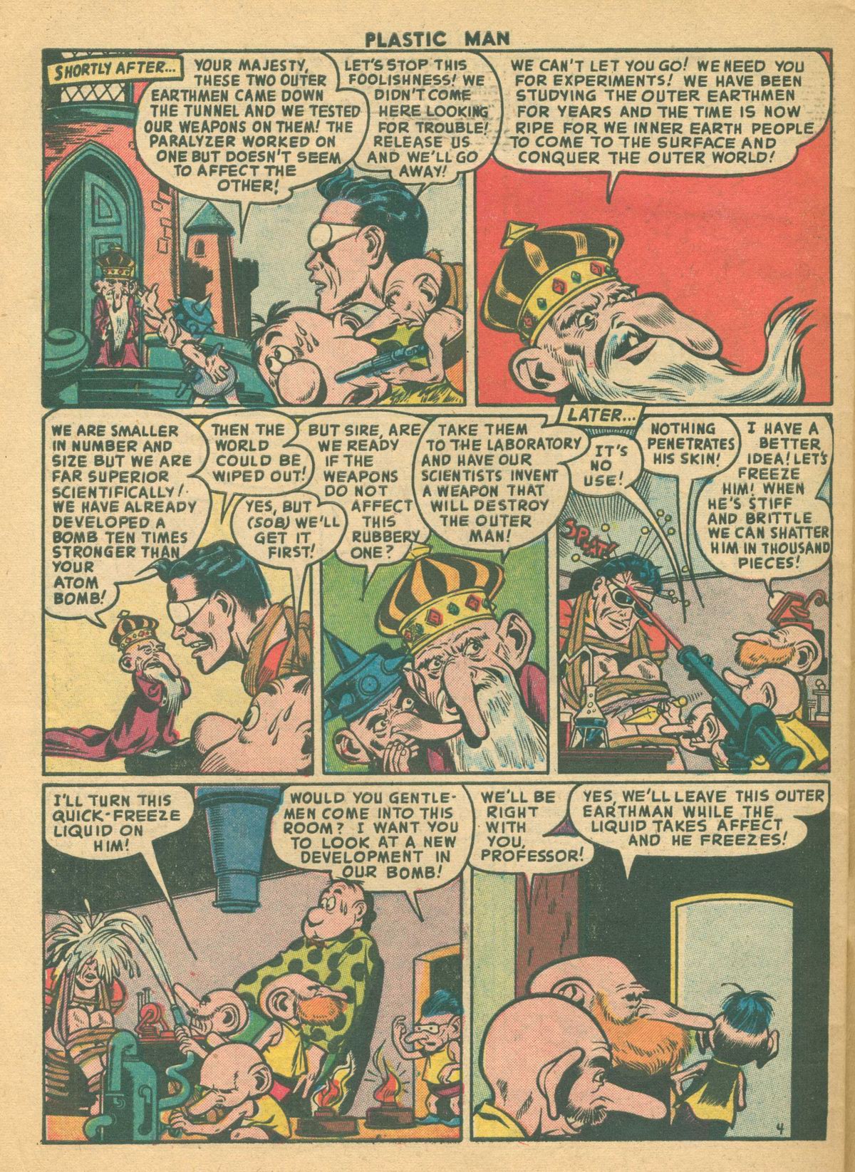 Read online Plastic Man (1943) comic -  Issue #37 - 30