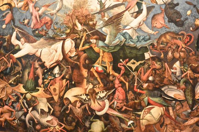 Bruxelles Pierre Brueghel l'Ancien : la chute des anges rebelles Pierre Brueghel l'Ancien : la chute des anges rebelles Musée des Vieux maîtres de bruxelles