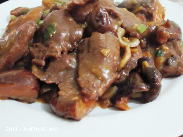 Resep Daging Sapi & Jamur Shiitake Masak Teriyaki JTT