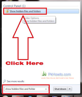 How to Show Hidden Files and Folders In Windows 7 6