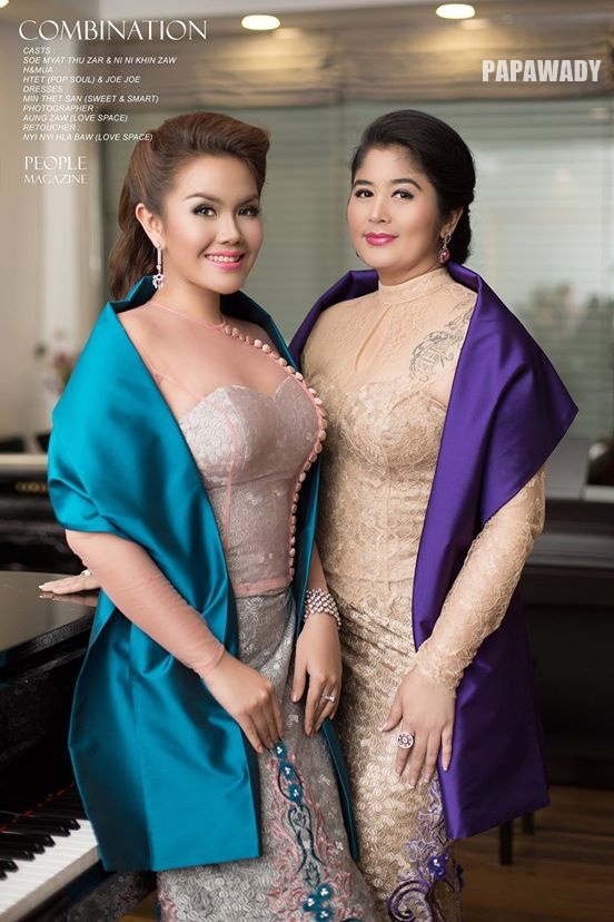 Fashion : Stunning Beauty of Soe Myat Thuzar and Ni Ni Khin Zaw Features For People Magazine