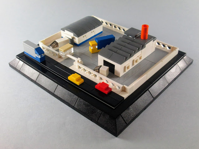 MOC LEGO Fábrica em micro escala