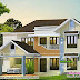 2998 sq-ft 4 BHK mixed roof home rendering