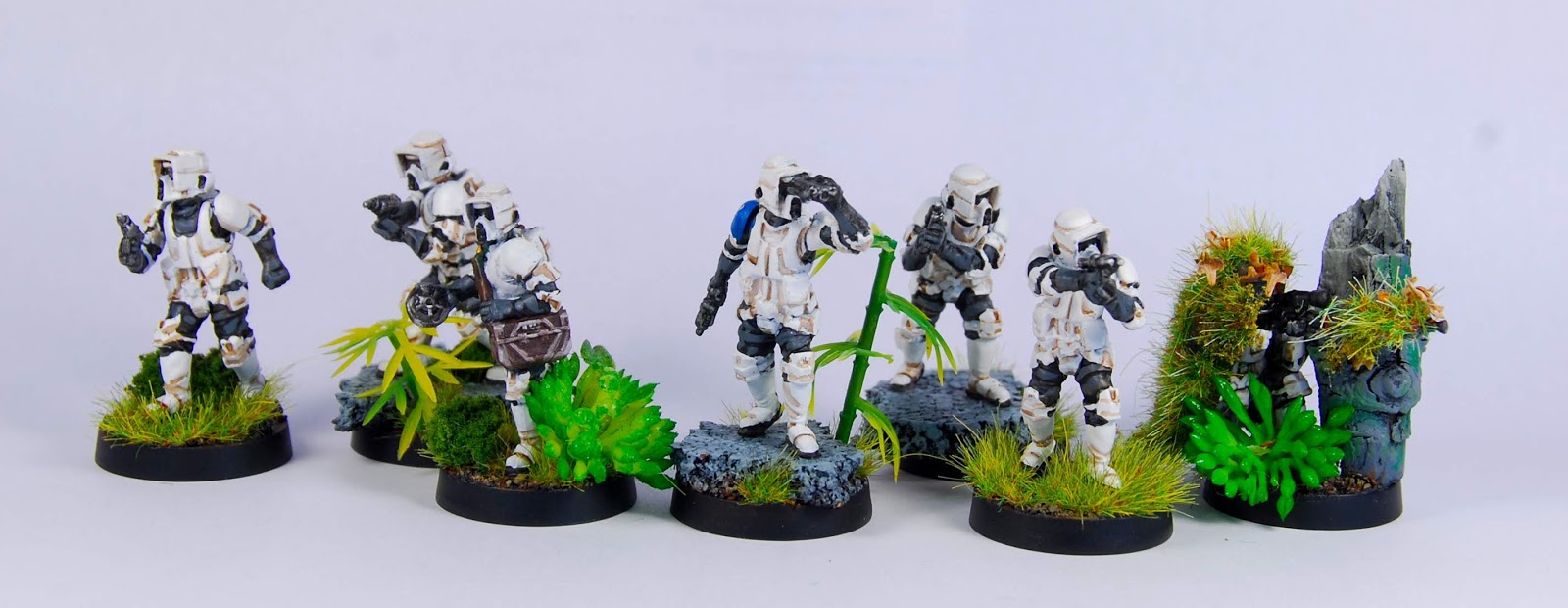 Lord Ashram S House Of War Legion Scout Troopers Painted