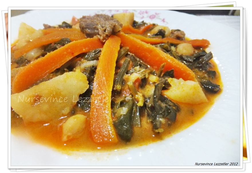 Etli Terbiyeli Kereviz Yemeği Tarifi Yemek Tarifleri