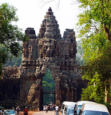 One of the gates at the Bayon