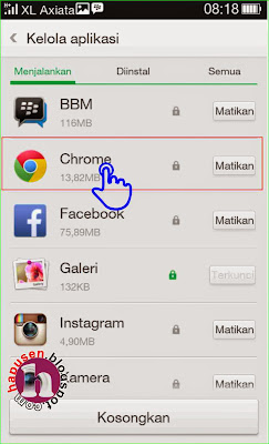 Cara menghapus cache hp android