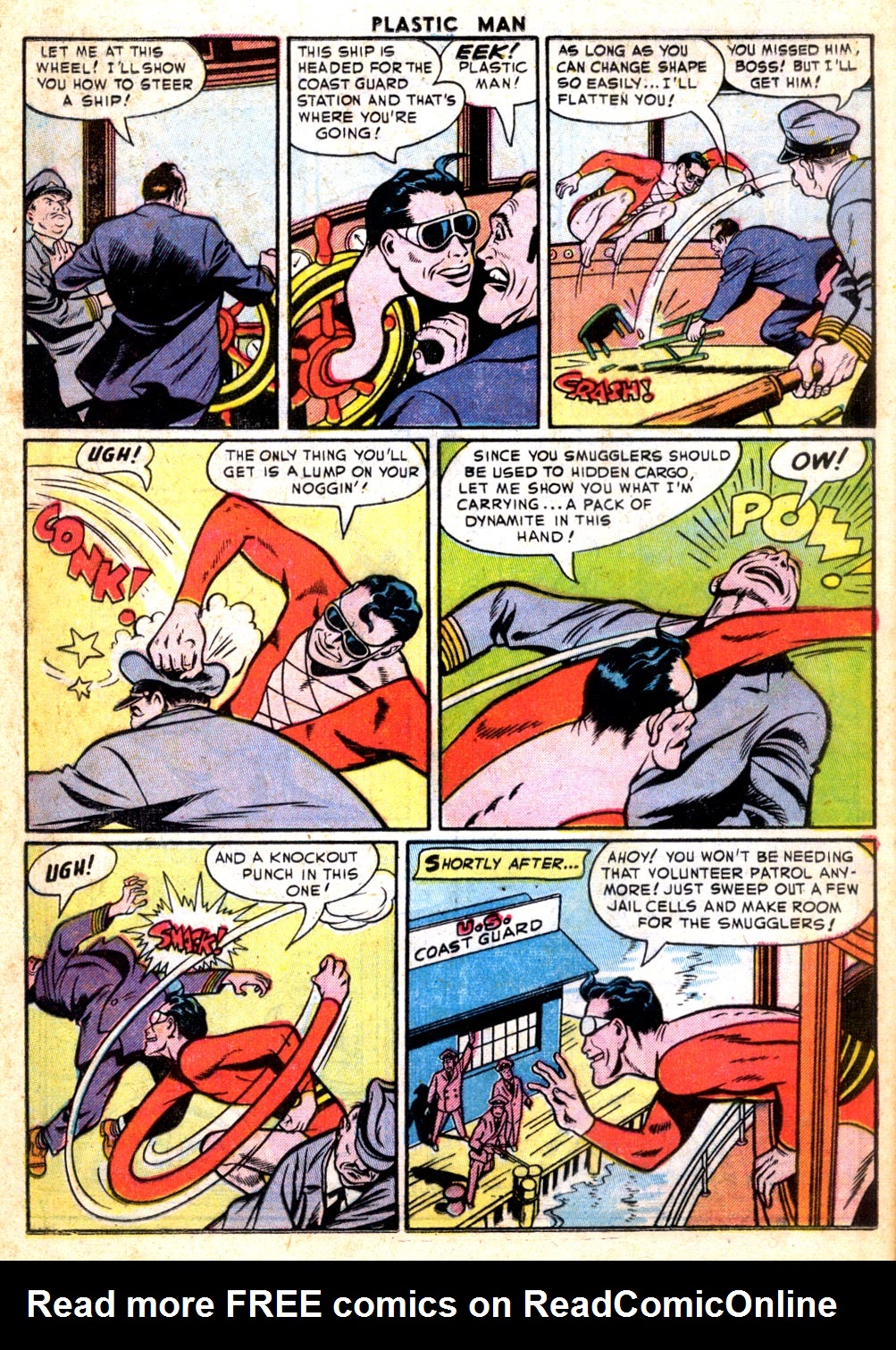 Read online Plastic Man (1943) comic -  Issue #54 - 12