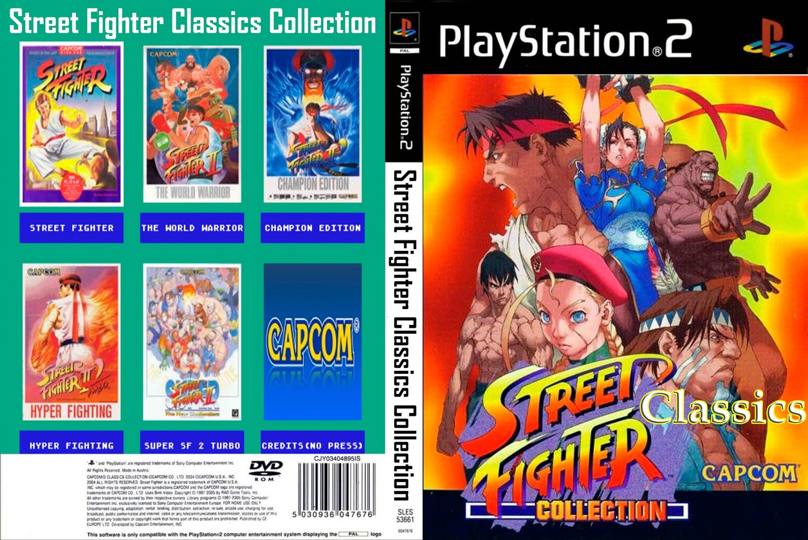 Street Fighter Classics Collection PS2 Full ISO Download MEGA Leo