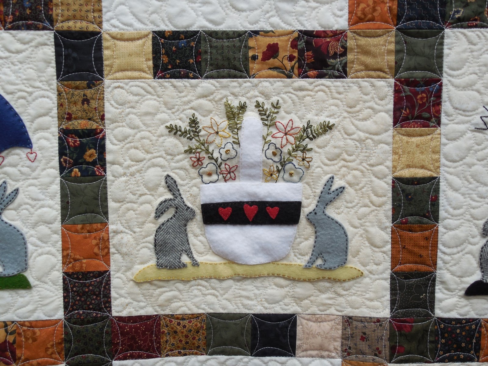 Tanderwen Quilts Carrie's rabbit quilt