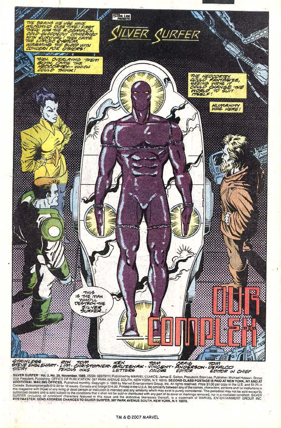 Read online Silver Surfer (1987) comic - Issue #29 - 3