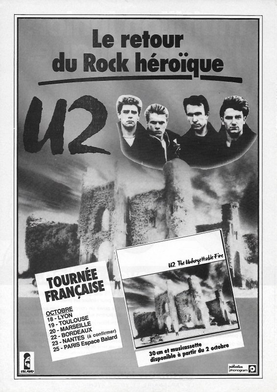 ANCIENS BILLETS DE CONCERTS OLD CONCERT TICKETS BACK TO THE