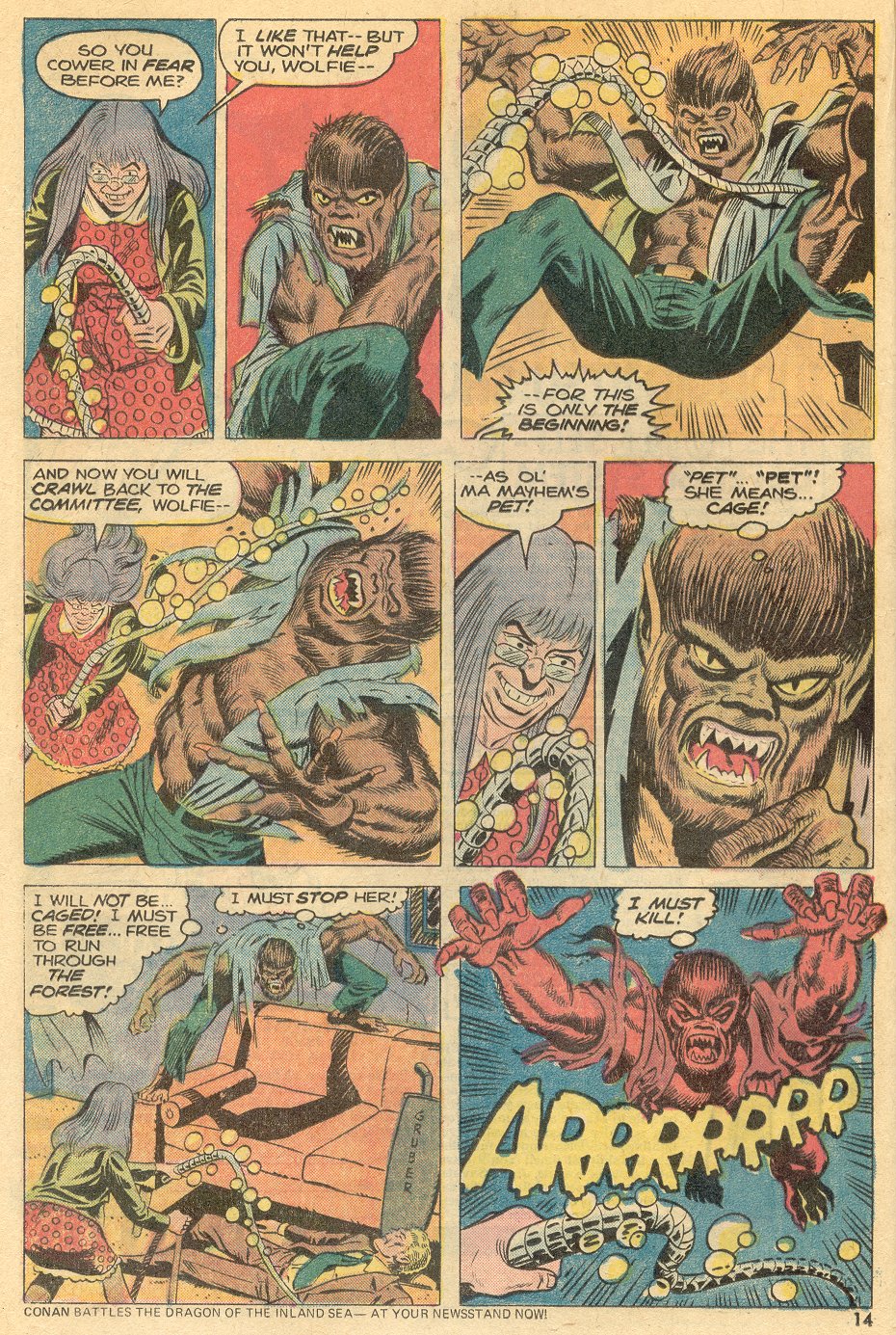 Read online Werewolf by Night (1972) comic -  Issue #18 - 9