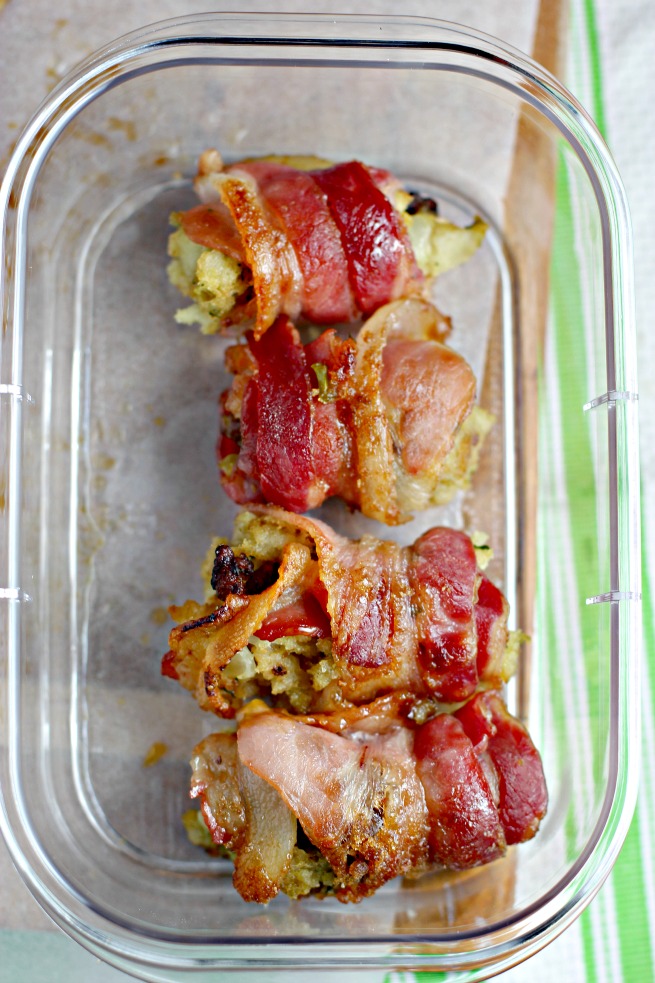 Sausage Stuffing Bacon Bombs Recipe. Easy ideas to use up leftover stuffing from Thanksgiving and makes a great appetizer for potlucks and get togethers! Sausage Stuffing Bacon Bombs Recipe. Easy ideas to use up leftover stuffing from Thanksgiving and makes a great appetizer for potlucks and get togethers!