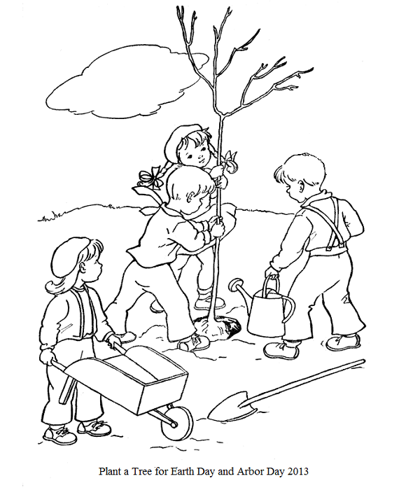 tree coloring pages and activities - photo #19
