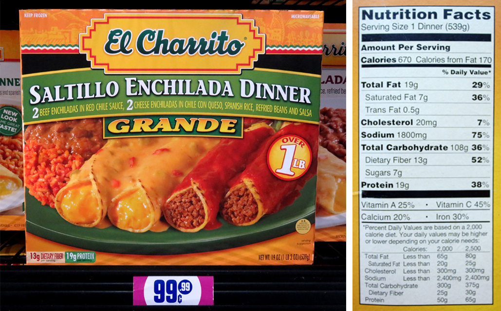 The 99 Cent Chef Saltillo Enchilada Dinner Deal of the Day