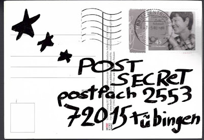PostSecret auf Deutsch, Postfach 2553, 72015 Tübingen, Germany