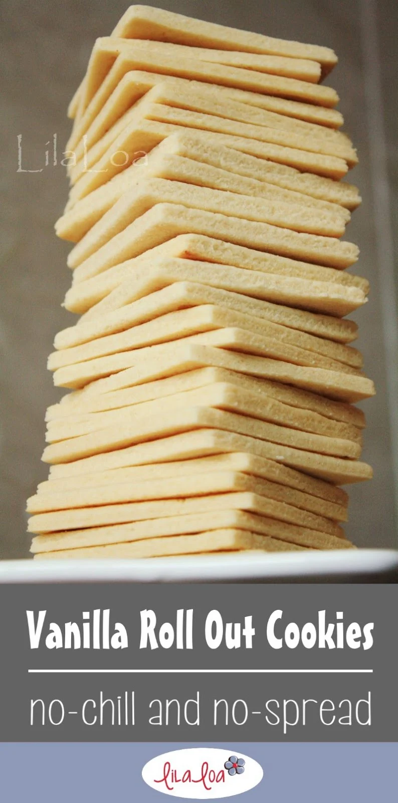 Sharp edged sugar cookies perfect for making decorated cookies