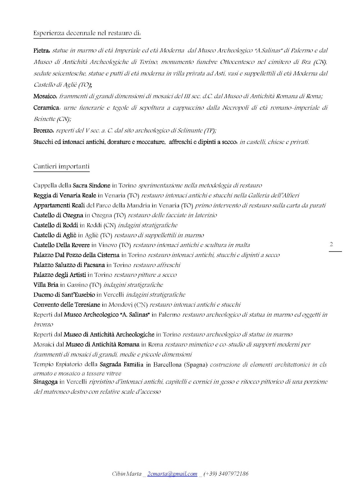 Curriculum vitae restauratore 07 picture