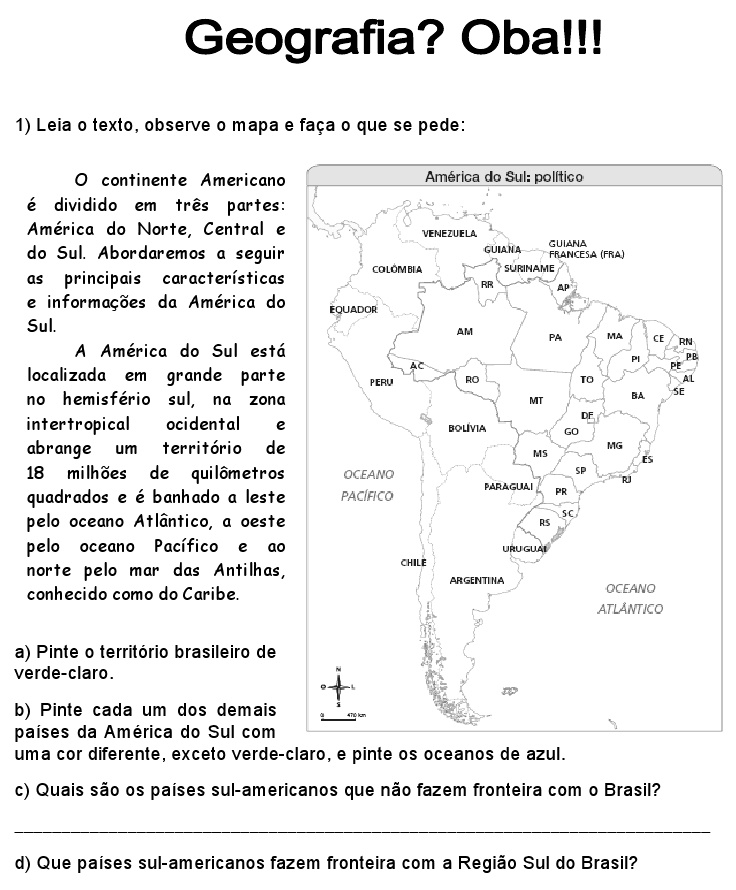 Atividades para imprimir do 3º ao 5º anos sempre a mão SÓ GEOGRAFIA 3º AO 5º ANOS Atividades para imprimir do 3º ao 5º anos sempre a mão SÓ GEOGRAFIA 3º AO 5º ANOS