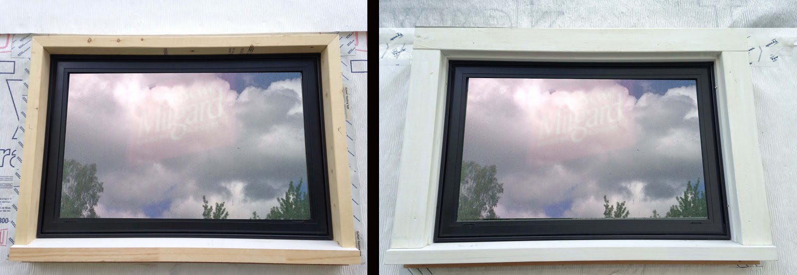 Round Windows exterior window trim