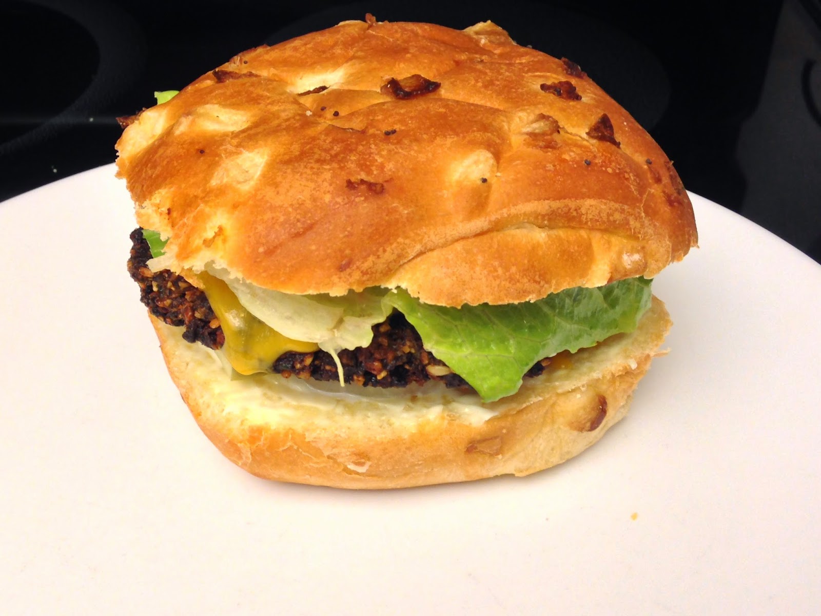 Almost Vegetarian: Vegetarian Mushroom Burger Recipe- Make Veggie