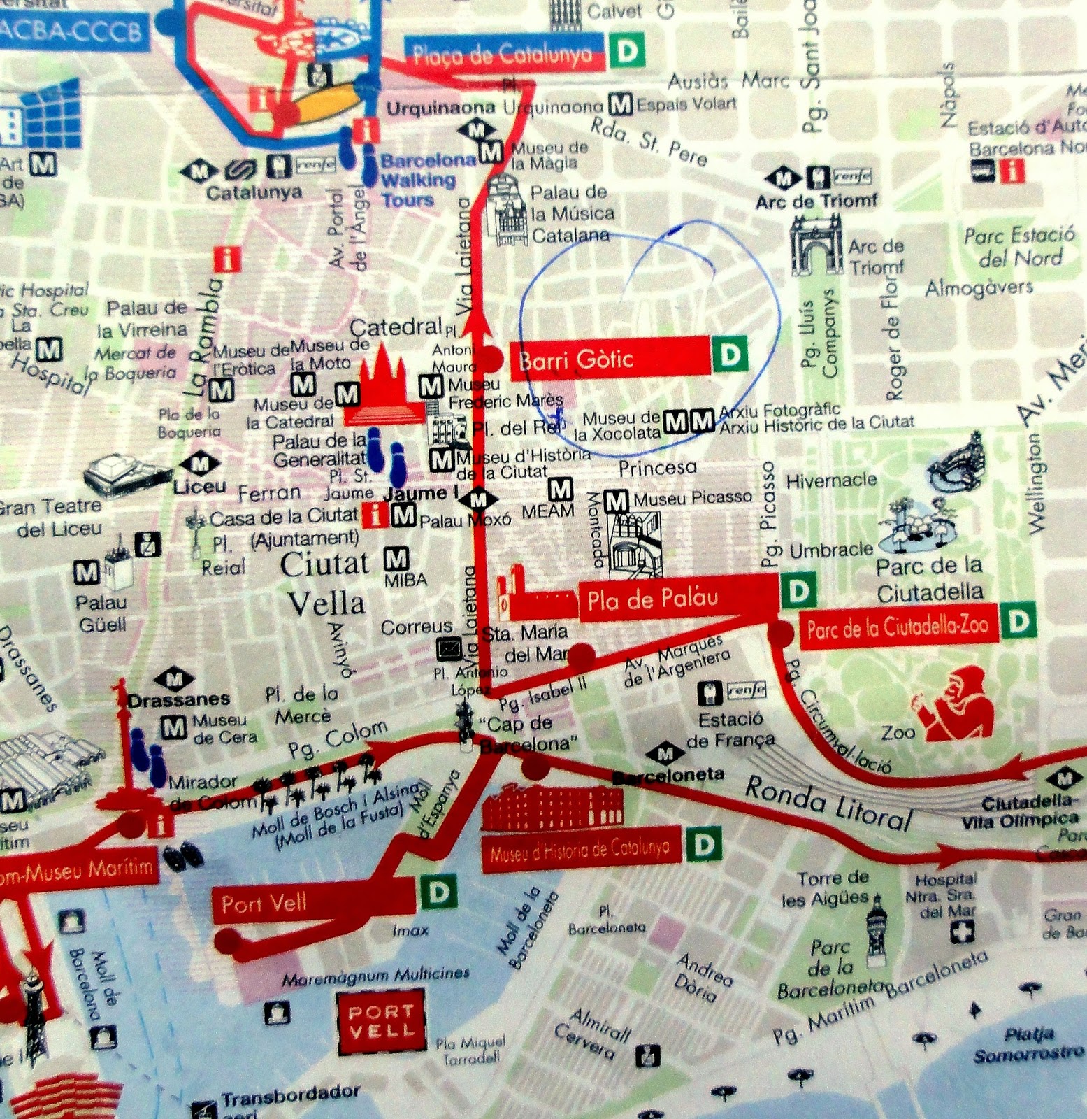 Google Maps Barcelona Las Ramblas - Offline Karte: Barcelona – Android ...