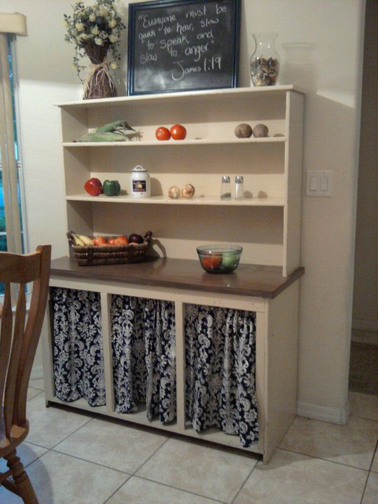 sew, what shall we do?: curtain instead of cabinets
