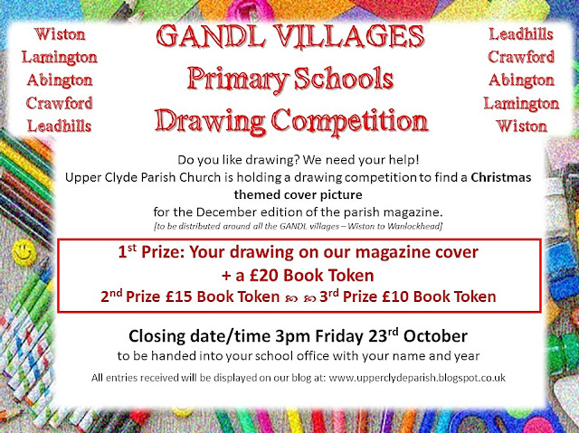 Upper Clyde Parish Church: GANDL inter-school drawing competition: update