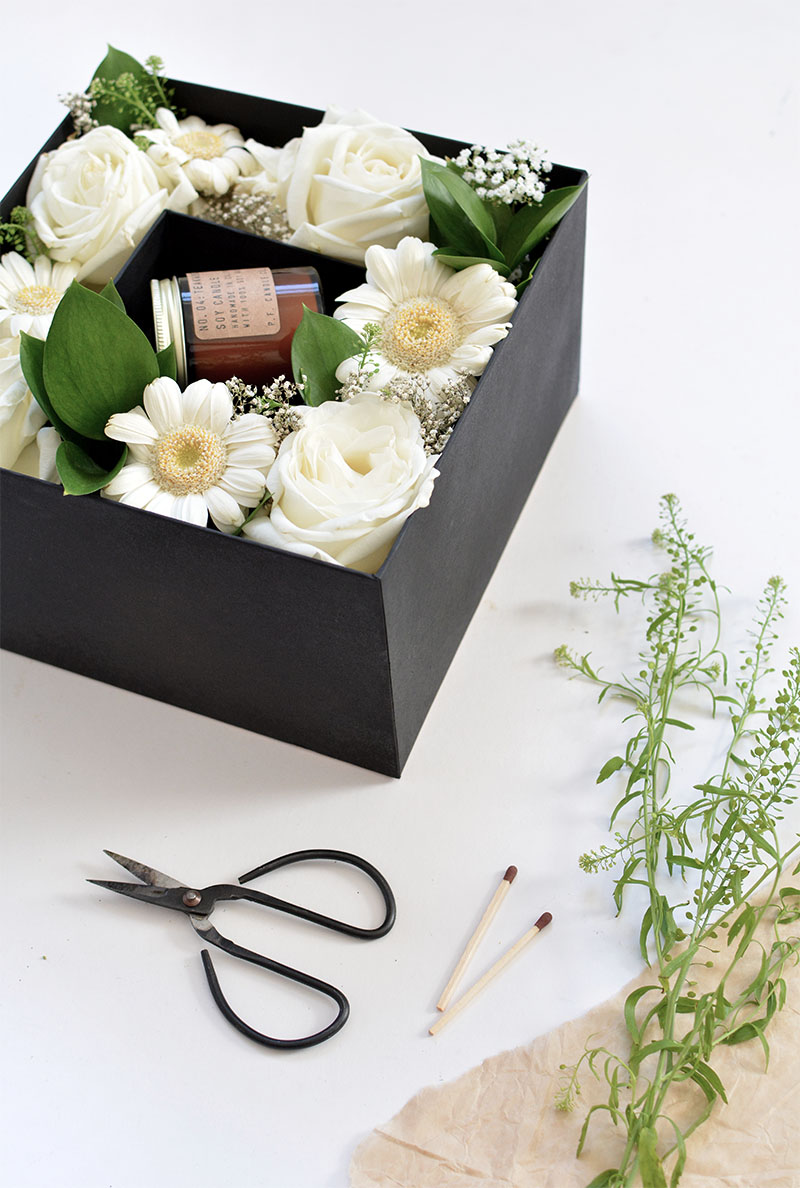 DIY flower gift box | BURKATRON