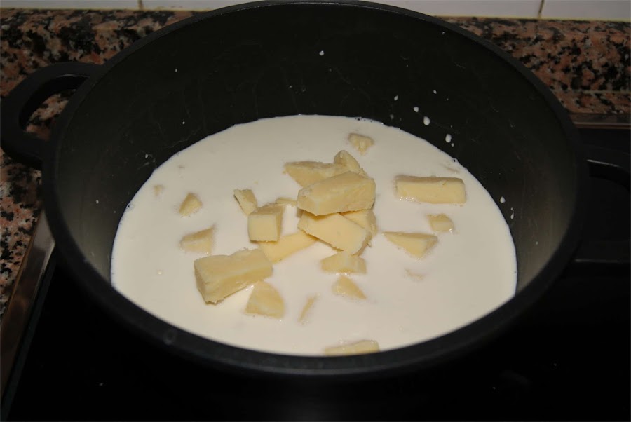 receta de tiburones con queso paso 2