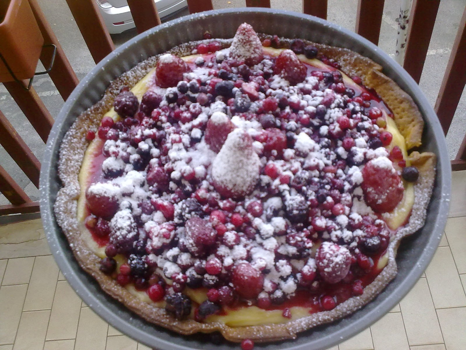 la mia crostata di frutti di bosco