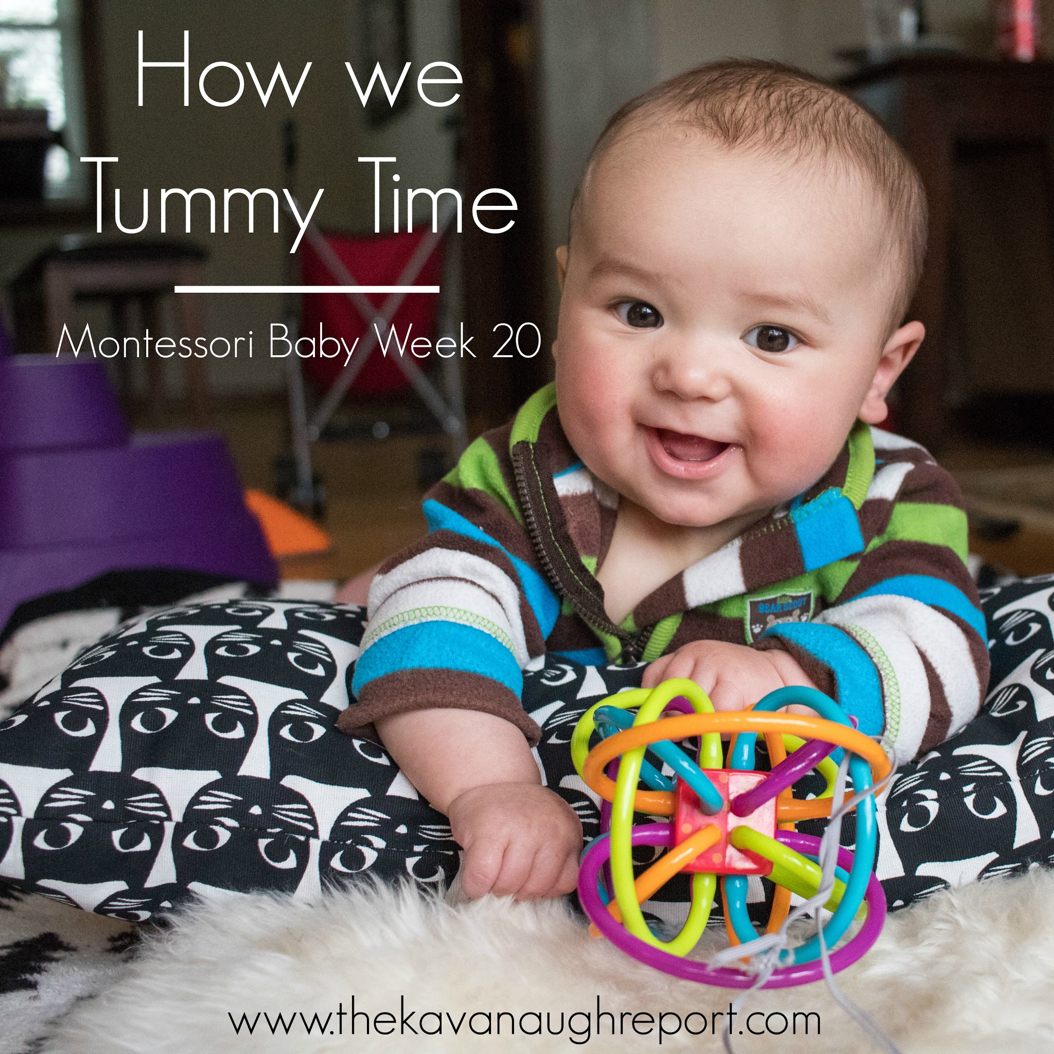 Montessori thoughts on tummy time. Here is how we do tummy time with a Montessori baby. This is one area of Montessori where the answer is not always clear.