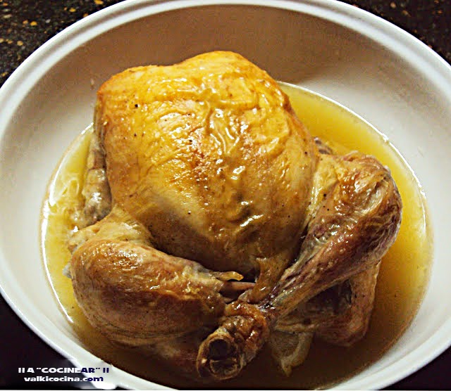 Pollo al horno en bolsa