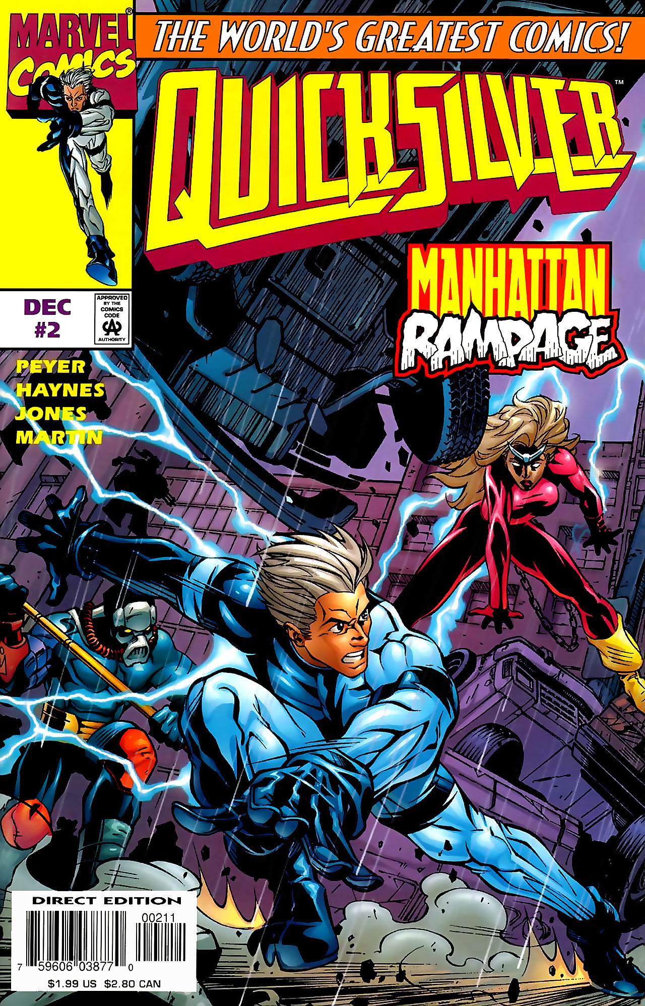 Read online Quicksilver comic -  Issue #2 - 1