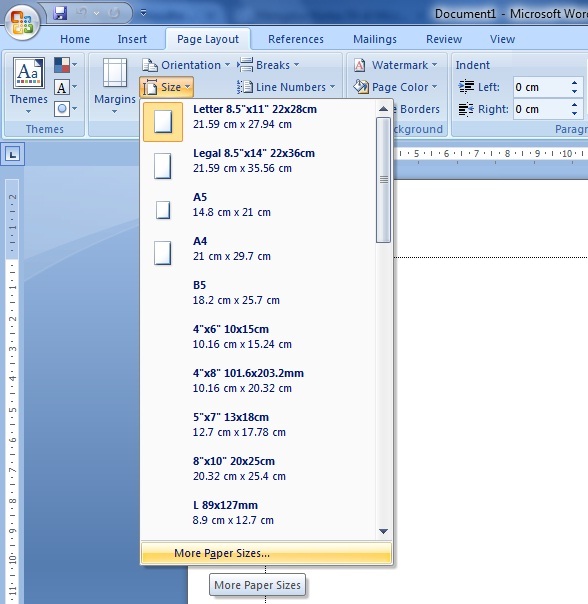 Cara Seting Kertas F4 di Microsoft Word dan Excel - Paxdhe 
